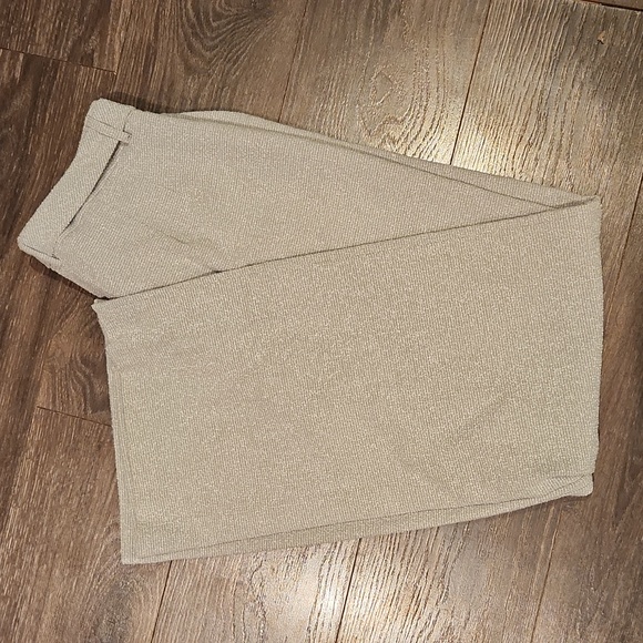 ❤️ EXPRESS HIGH RISE WIDE LEG SOFT TWEED TEXTURED BELTED PANTS, 10 (30) - Picture 9 of 9